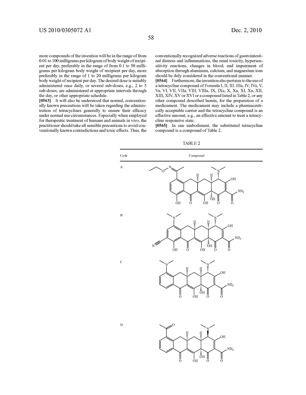 Substituted Tetracycline Compounds - diagram, schematic, and image 60