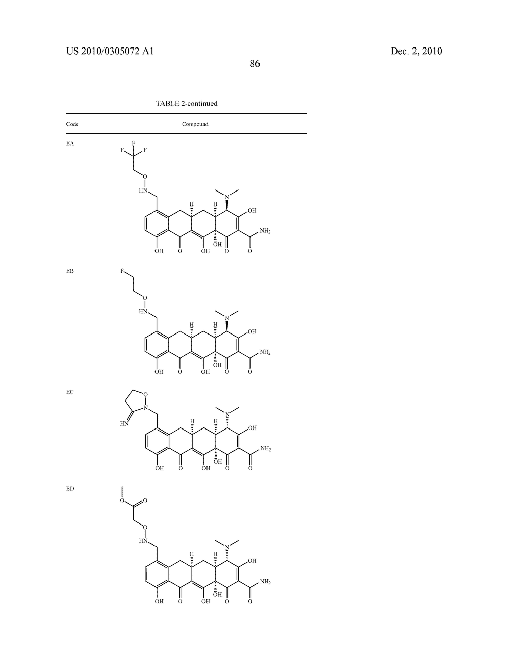 Substituted Tetracycline Compounds - diagram, schematic, and image 88