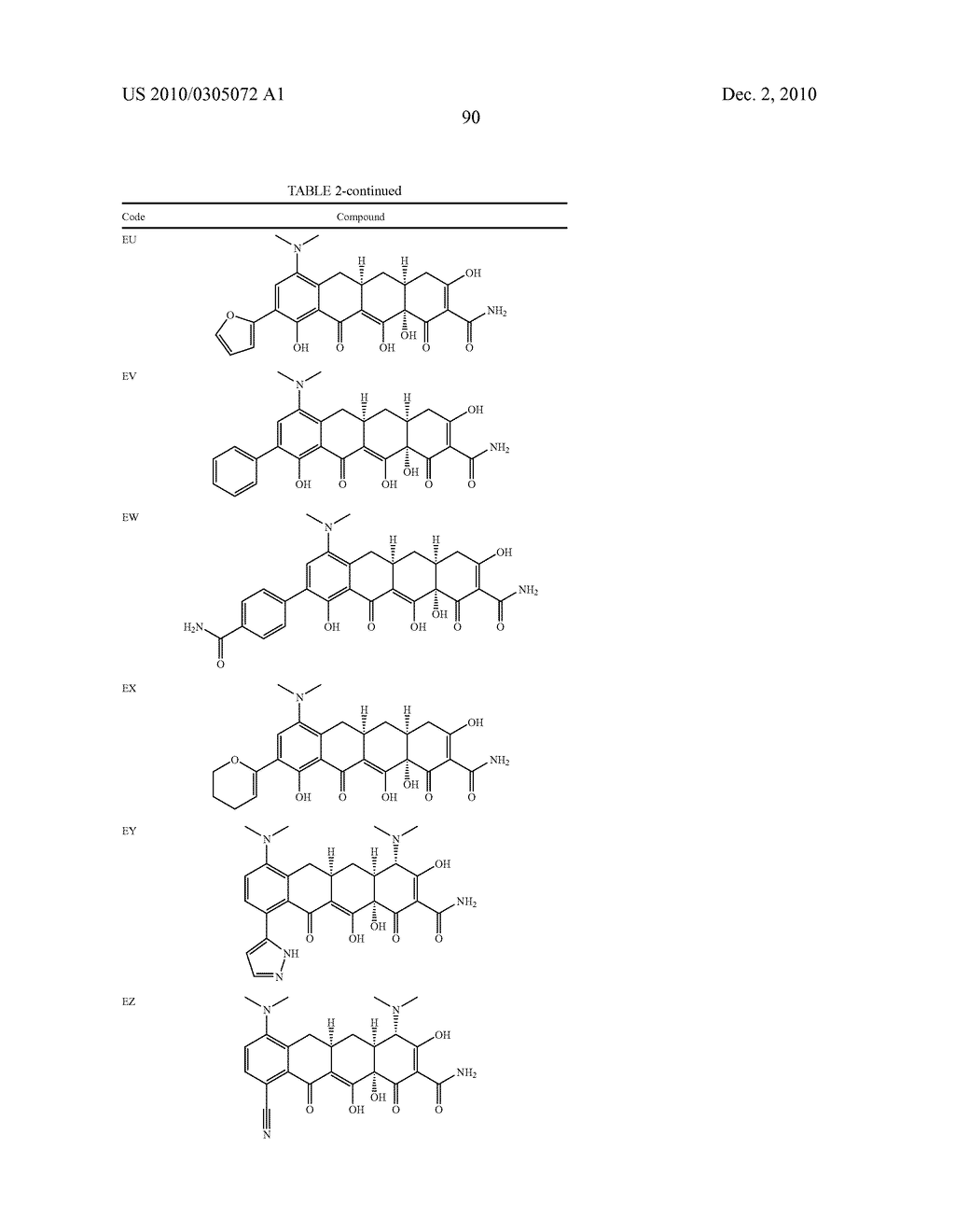 Substituted Tetracycline Compounds - diagram, schematic, and image 92