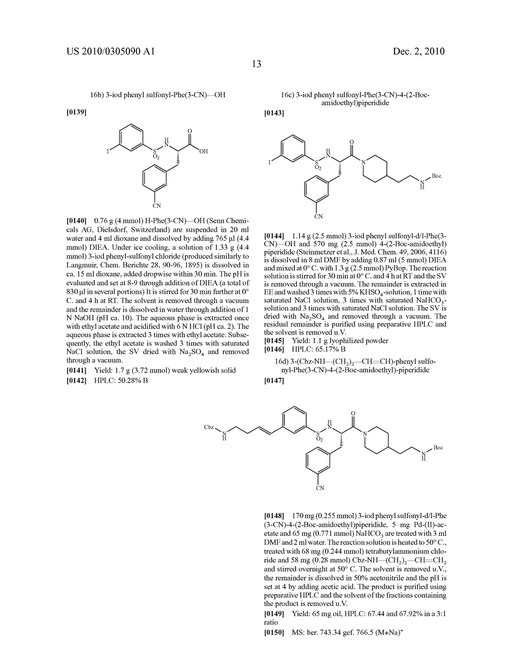 META-SUBSTITUTED PHENYL SULFONYL AMIDES OF SECONDARY AMINO ACID AMIDES, THE PRODUCTION THEREOF, AND USE THEREOF AS MATRIPTASE INHIBITORS - diagram, schematic, and image 14