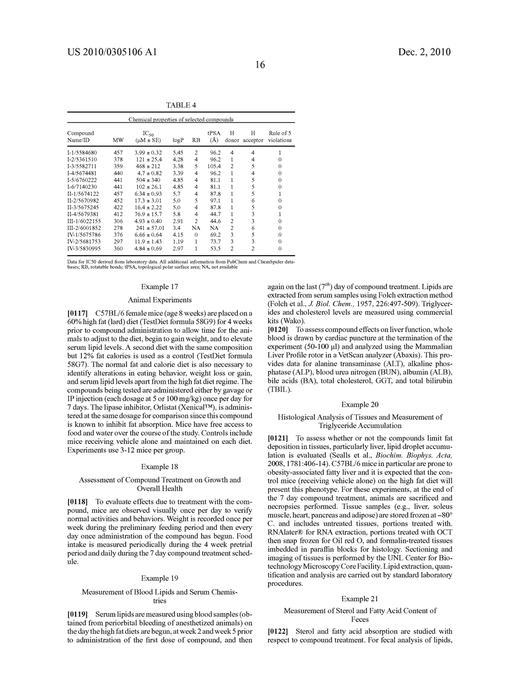 INHIBITORS OF FATTY ACID UPTAKE AND METHODS OF USE - diagram, schematic, and image 24