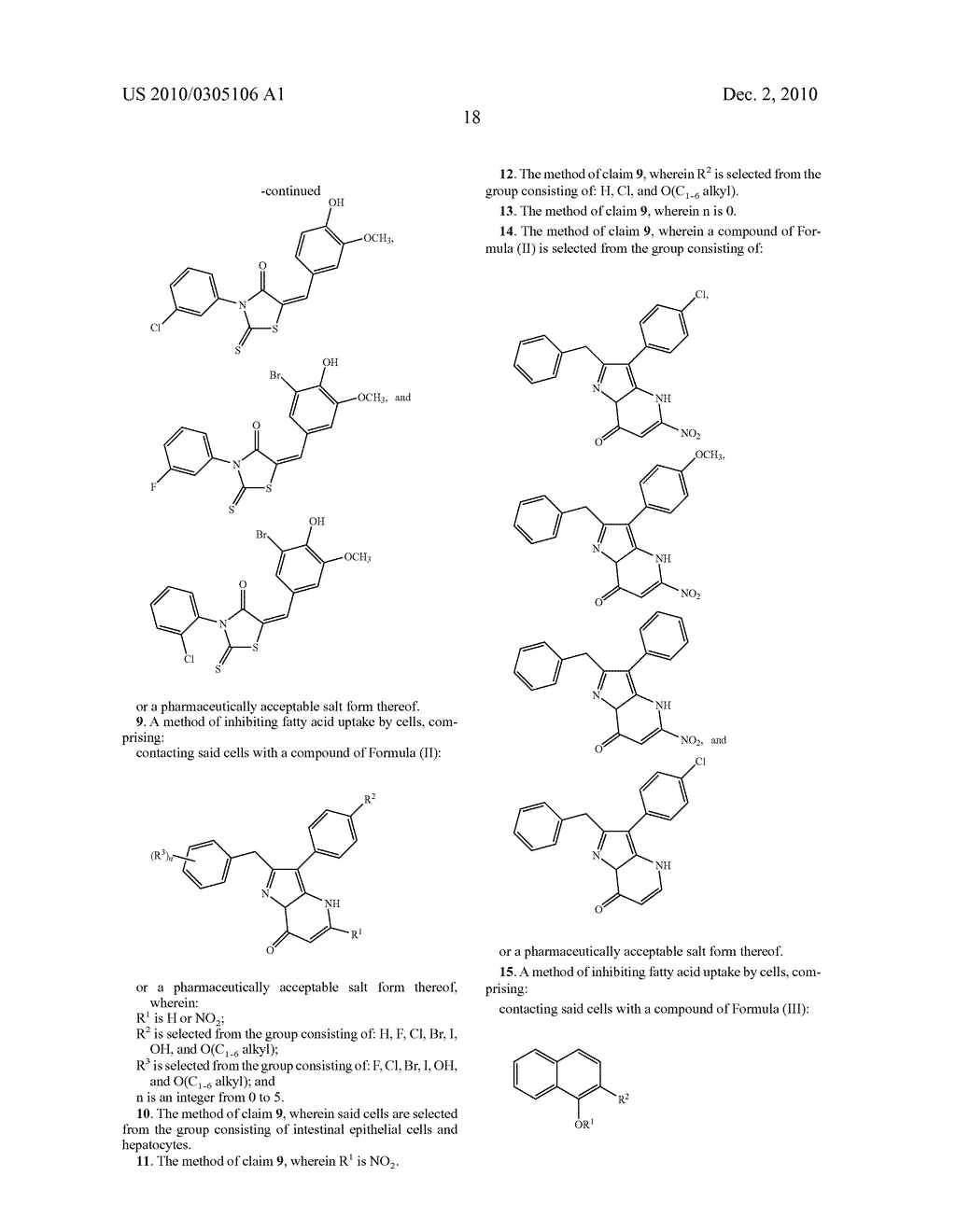 INHIBITORS OF FATTY ACID UPTAKE AND METHODS OF USE - diagram, schematic, and image 26