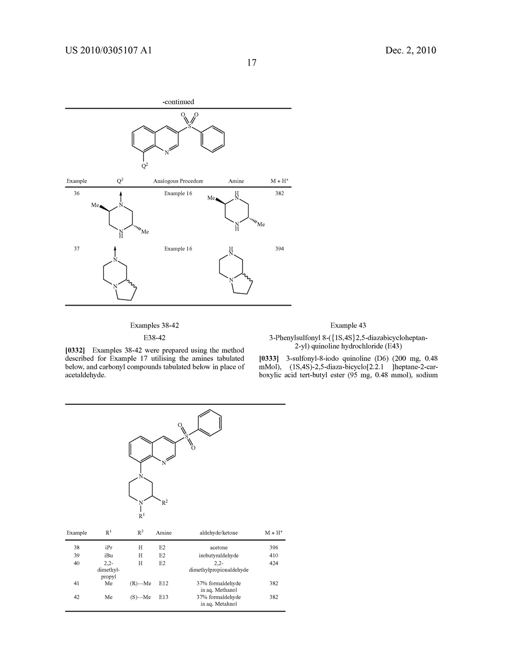 QUINOLINE DERIVATIVES AND THEIR USE AS 5-HT6 LIGANDS - diagram, schematic, and image 24