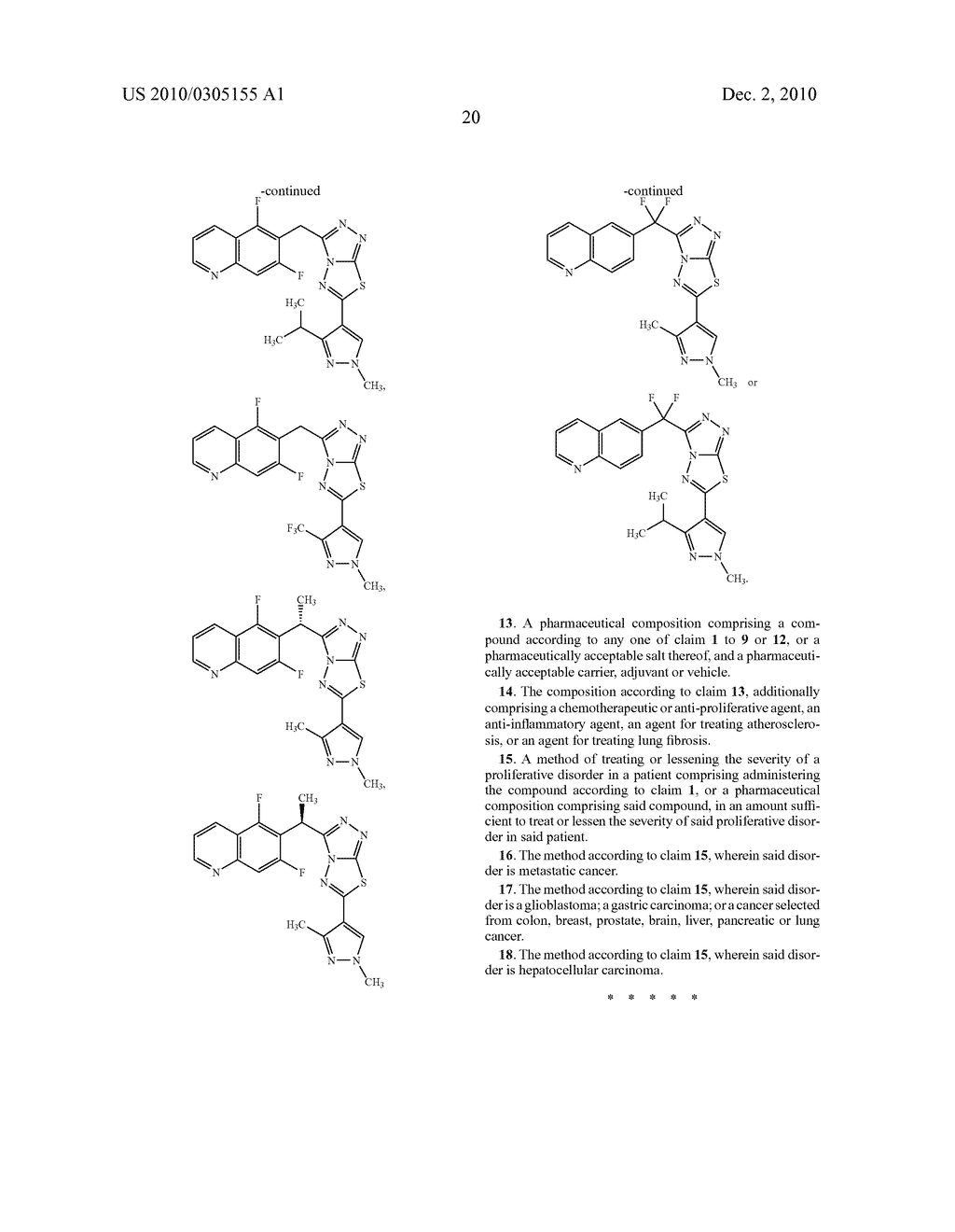 SUBSTITUTED PYRAZOLE INHIBITORS OF C-MET PROTEIN KINASE - diagram, schematic, and image 21