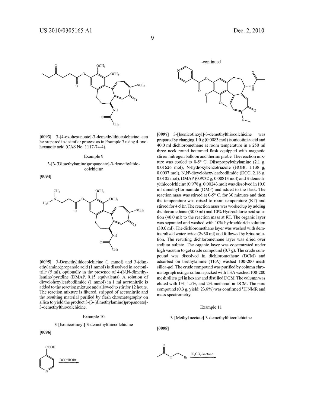 THIOCOLCHICINE DERIVATIVES, METHOD OF MAKING AND METHODS OF USE THEREOF - diagram, schematic, and image 10