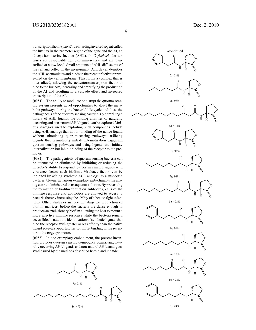 COMPOUNDS AND METHODS FOR MODULATING COMMUNICATION AND VIRULENCE IN QUORUM SENSING BACTERIA - diagram, schematic, and image 86