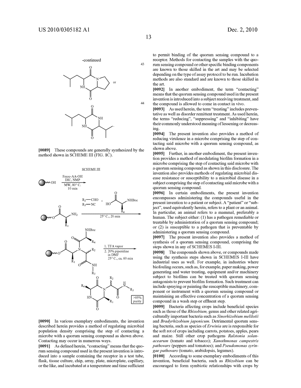 COMPOUNDS AND METHODS FOR MODULATING COMMUNICATION AND VIRULENCE IN QUORUM SENSING BACTERIA - diagram, schematic, and image 90