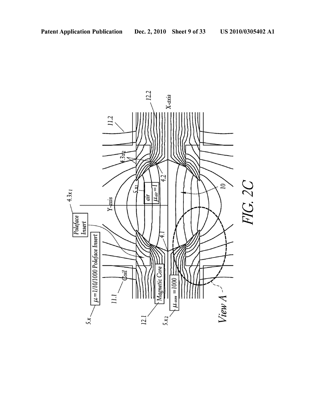 METHOD AND APPARATUS FOR MAGNETIC WAVEGUIDE FORMING A SHAPED FIELD EMPLOYING A MAGNETIC APERTURE FOR GUIDING AND CONTROLLING A MEDICAL DEVICE - diagram, schematic, and image 10