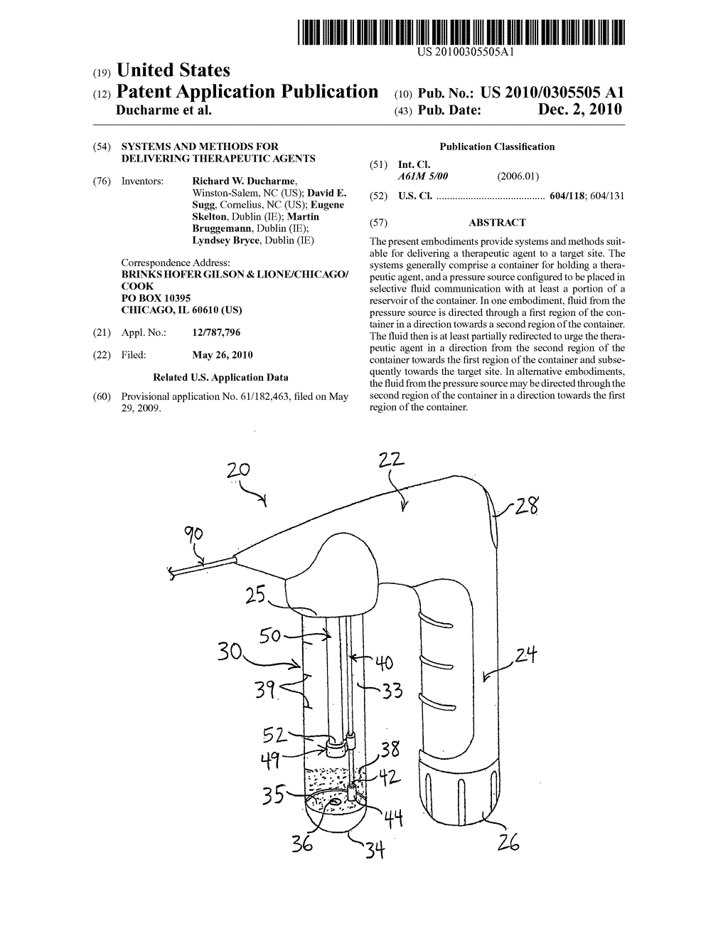 SYSTEMS AND METHODS FOR DELIVERING THERAPEUTIC AGENTS - diagram, schematic, and image 01