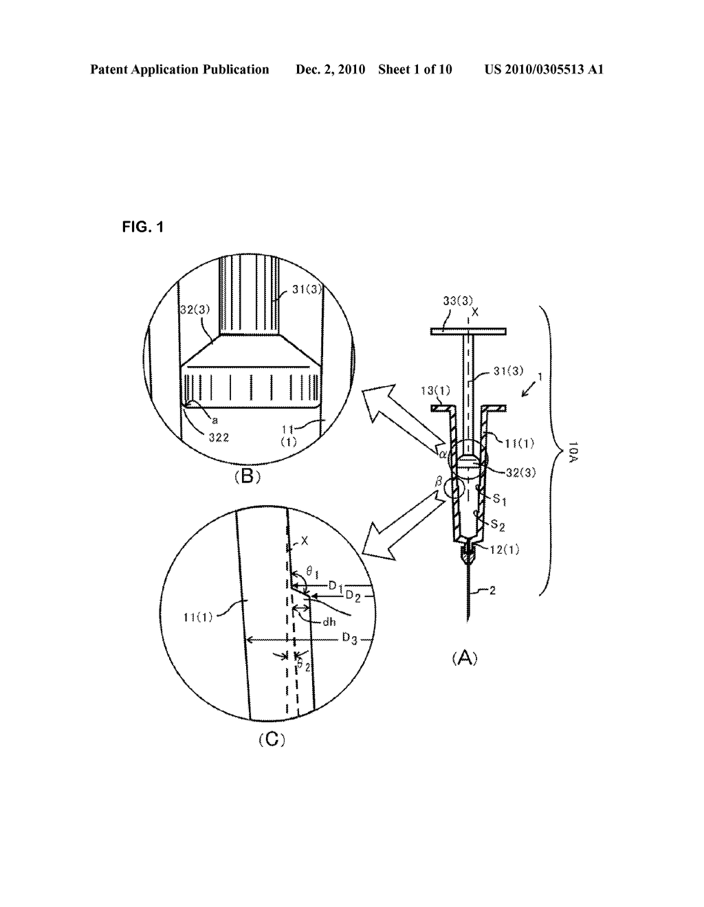 SYRINGE AND SYRINGE BARREL - diagram, schematic, and image 02