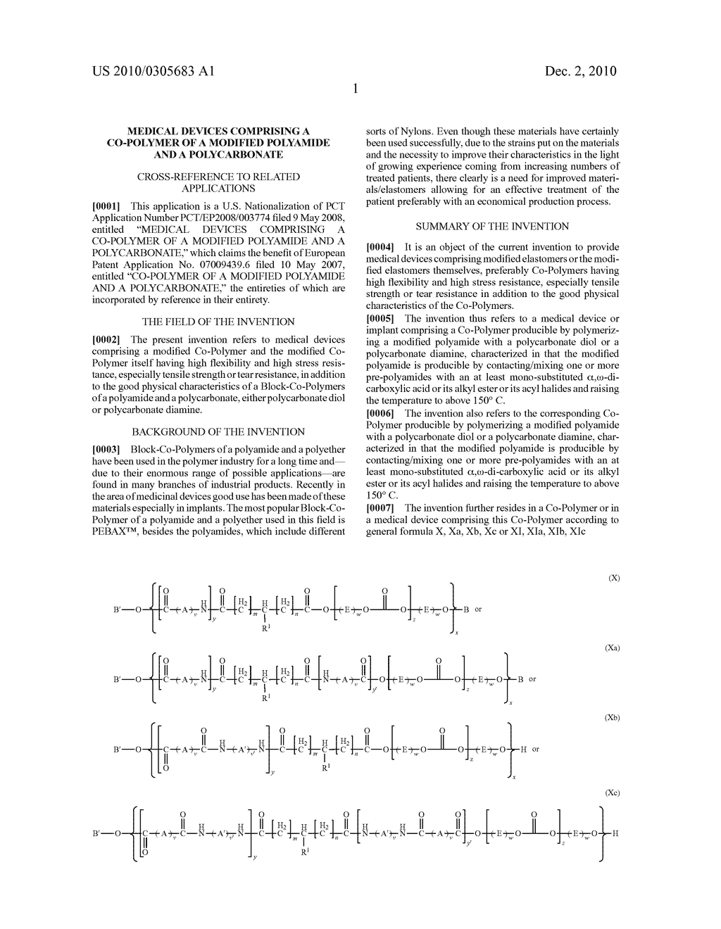 MEDICAL DEVICES COMPRISING A CO-POLYMER OF A MODIFIED POLYAMIDE AND A POLYCARBONATE - diagram, schematic, and image 02