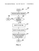 SEARCH FILTERING BASED ON EXPECTED FUTURE TIME AND LOCATION diagram and image