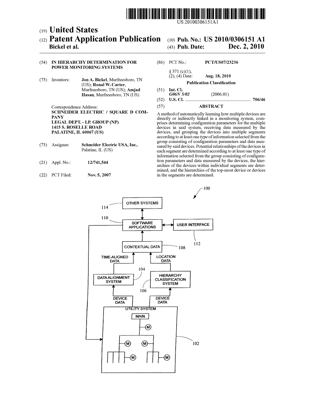  IN HIERARCHY DETERMINATION FOR POWER MONITORING SYSTEMS - diagram, schematic, and image 01