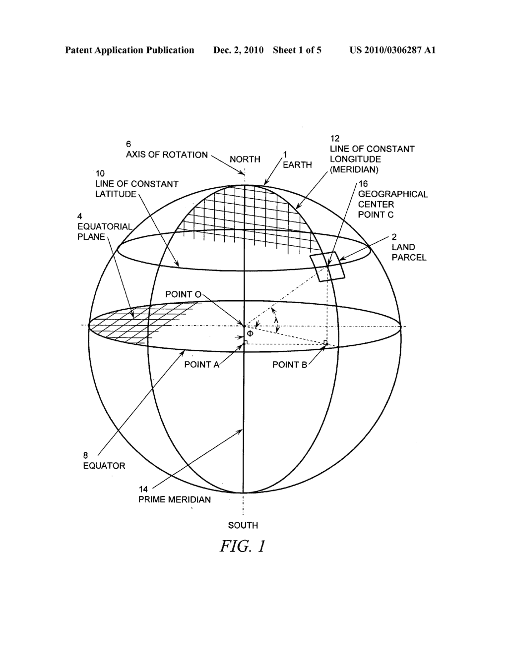 Method and apparatus for global addressing of parcels of land - diagram, schematic, and image 02