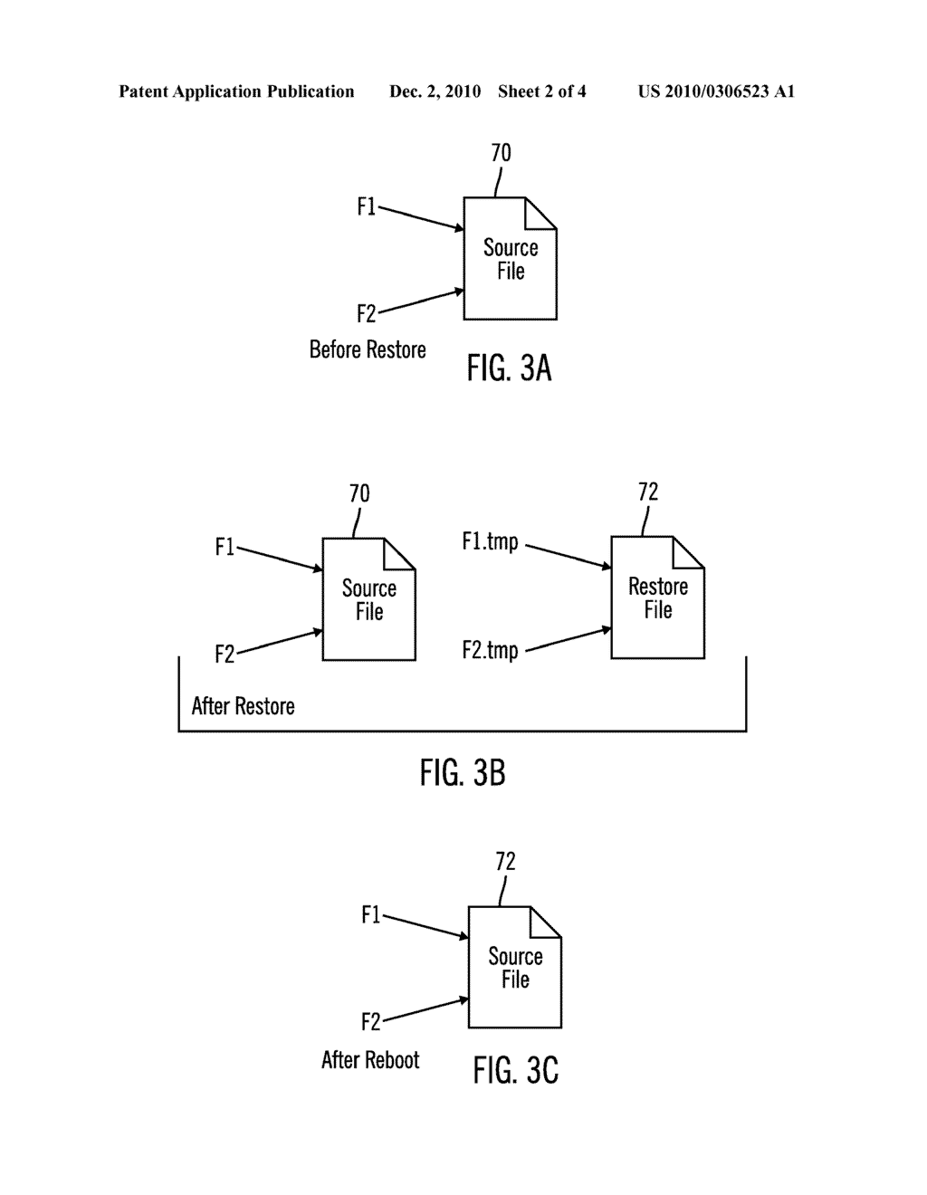 RESTORING A SOURCE FILE REFERENCED BY MULTIPLE FILE NAMES TO A RESTORE FILE - diagram, schematic, and image 03