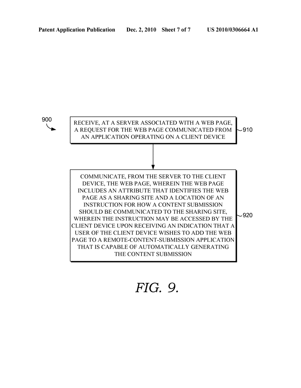 AUTOMATED CONTENT SUBMISSION TO A SHARE SITE - diagram, schematic, and image 08