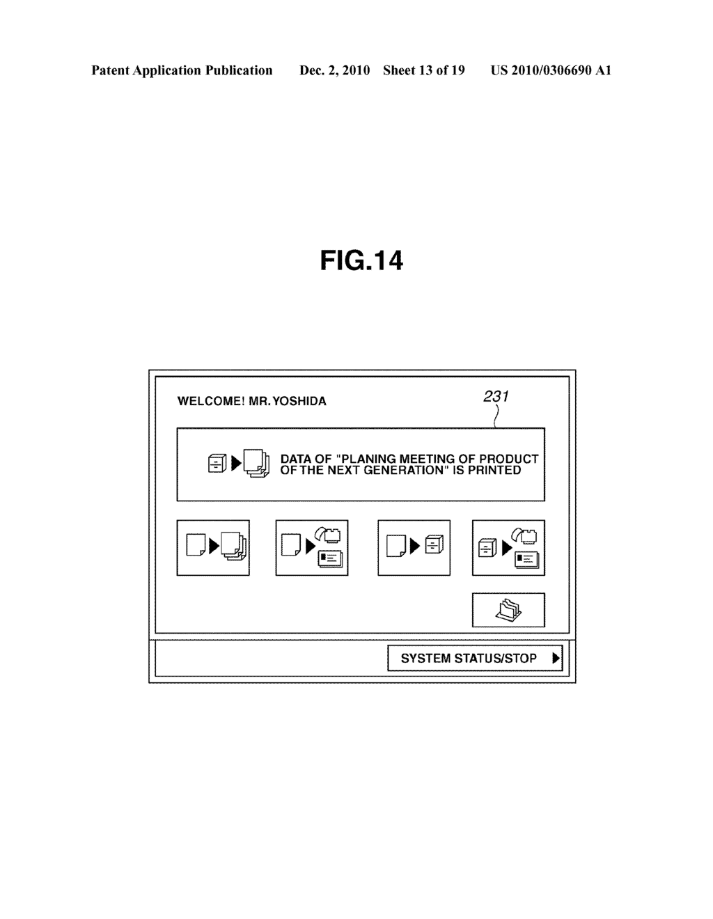 METHOD FOR DISPLAYING USER INTERFACE IN ACCORDANCE WITH USER'S INTENTION - diagram, schematic, and image 14