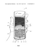 SYSTEM AND METHOD FOR PANNING AND ZOOMING AN IMAGE ON A DISPLAY OF A HANDHELD ELECTRONIC DEVICE diagram and image