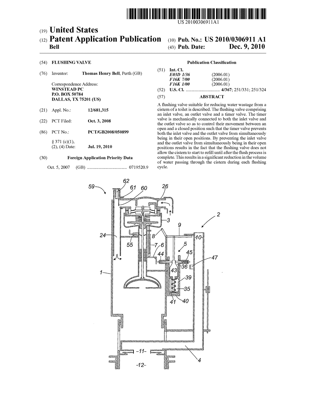 FLUSHING VALVE - diagram, schematic, and image 01