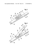 DEVICE FOR THE JOINTED CONNECTION OF A WIPER BLADE diagram and image