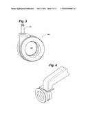 Hubless Caster Technology diagram and image