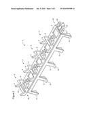 SUPPORT MEMBER FOR PLACING REINFORCING BARS diagram and image