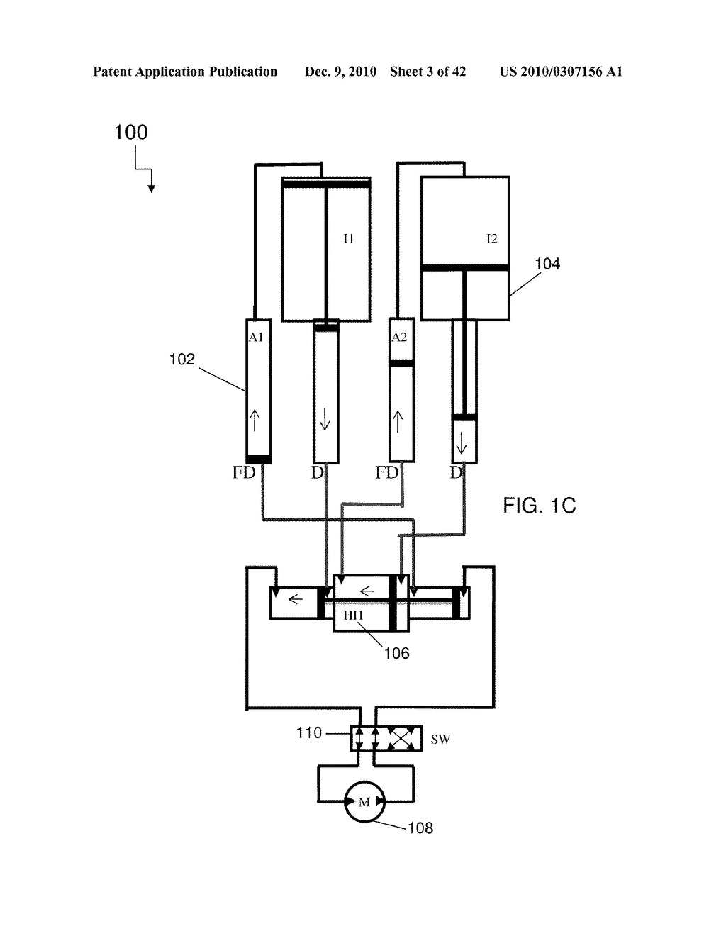 Systems and Methods for Improving Drivetrain Efficiency for Compressed Gas Energy Storage and Recovery Systems - diagram, schematic, and image 04