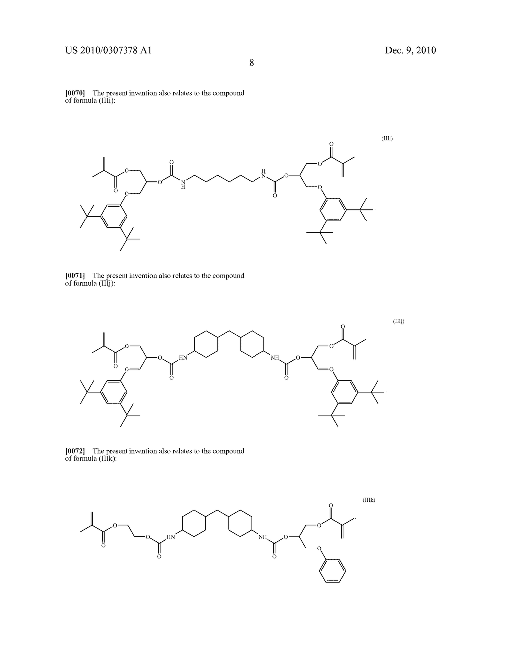 CARBAMATE-METHACRYLATE MONOMERS AND THEIR USE IN DENTAL APPLICATIONS - diagram, schematic, and image 20