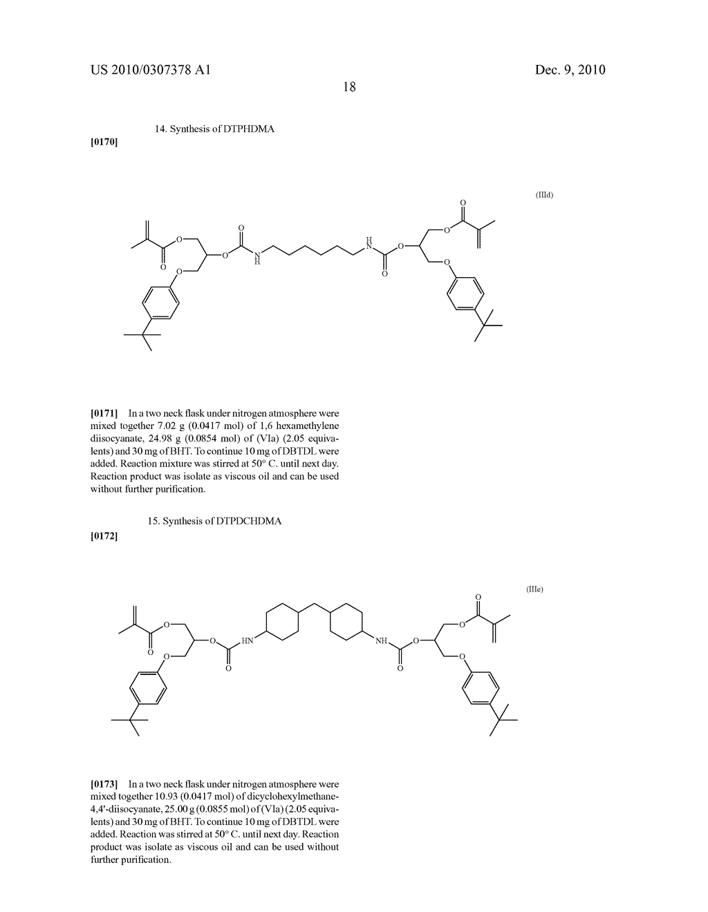 CARBAMATE-METHACRYLATE MONOMERS AND THEIR USE IN DENTAL APPLICATIONS - diagram, schematic, and image 30