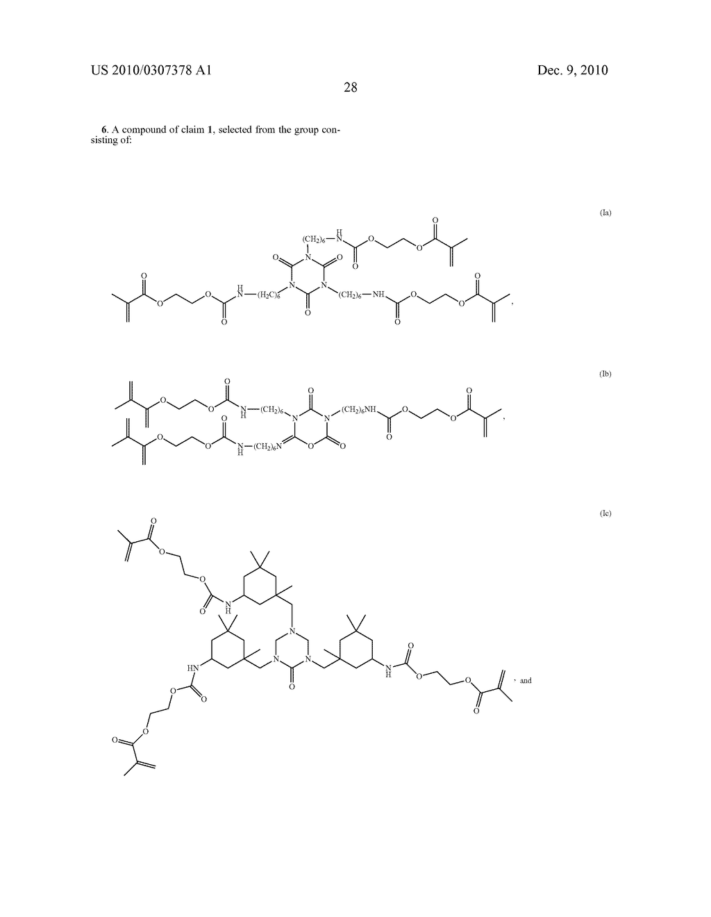 CARBAMATE-METHACRYLATE MONOMERS AND THEIR USE IN DENTAL APPLICATIONS - diagram, schematic, and image 40