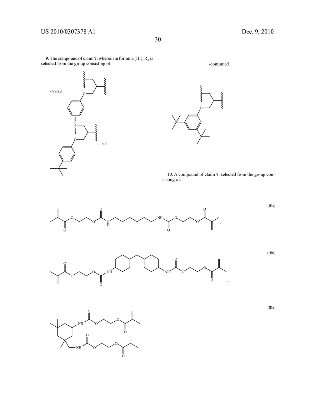 CARBAMATE-METHACRYLATE MONOMERS AND THEIR USE IN DENTAL APPLICATIONS - diagram, schematic, and image 42