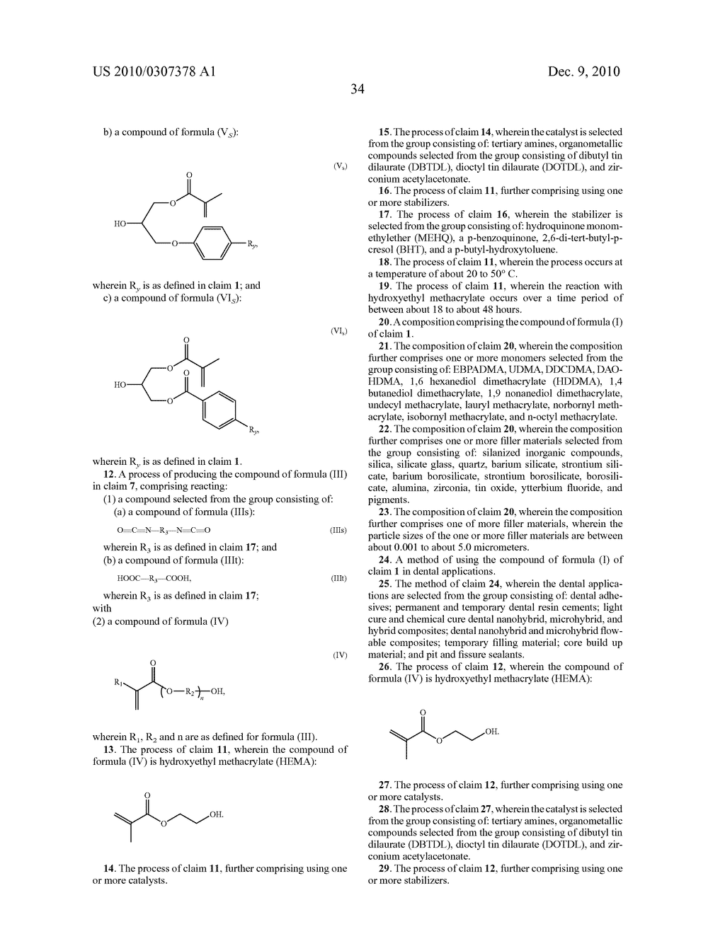 CARBAMATE-METHACRYLATE MONOMERS AND THEIR USE IN DENTAL APPLICATIONS - diagram, schematic, and image 46