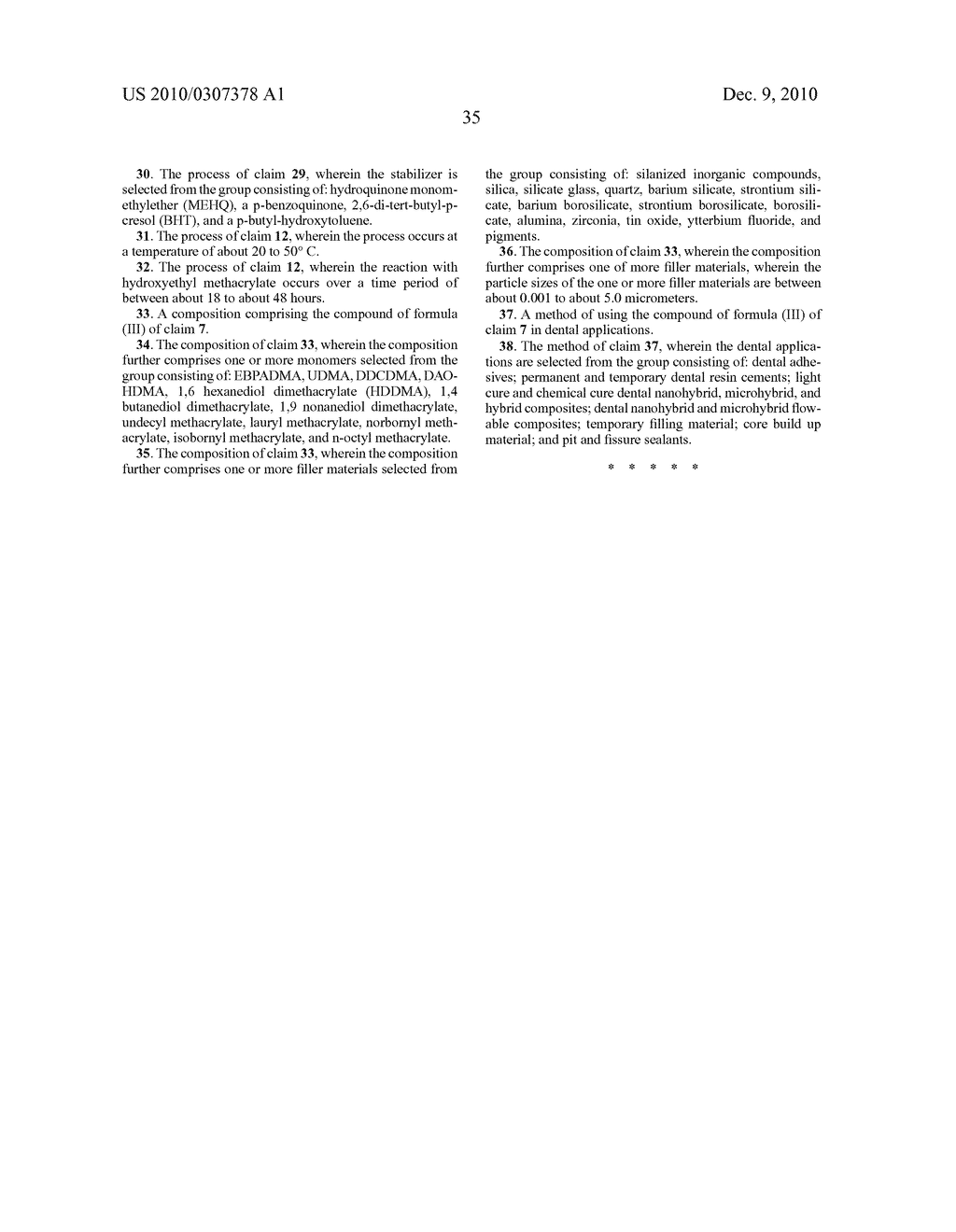 CARBAMATE-METHACRYLATE MONOMERS AND THEIR USE IN DENTAL APPLICATIONS - diagram, schematic, and image 47