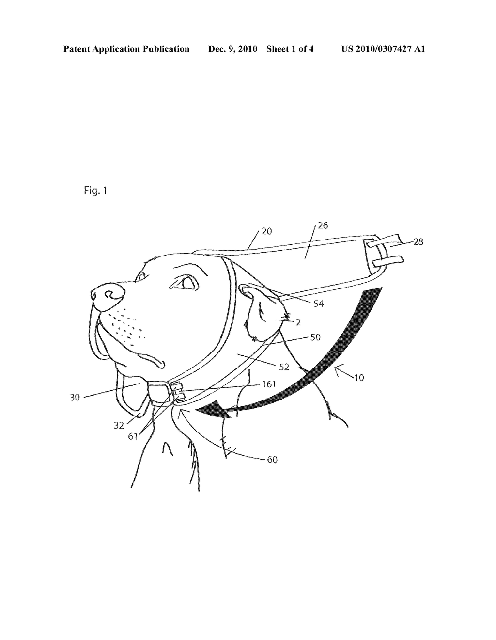 PROTECTIVE HEAD COVER FOR AN ANIMAL AND METHOD OF USING THE SAME - diagram, schematic, and image 02