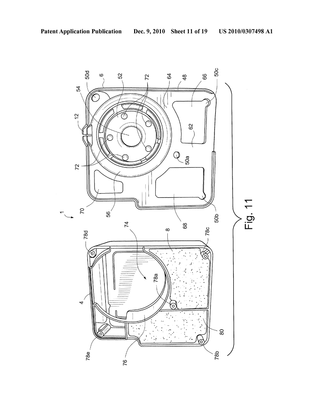 FLOW GENERATOR CHASSIS ASSEMBLY WITH SUSPENSION SEAL - diagram, schematic, and image 12