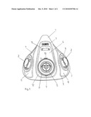 MASK BODY FOR A RESPIRATORY HALF-MASK diagram and image