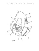 MASK BODY FOR A RESPIRATORY HALF-MASK diagram and image