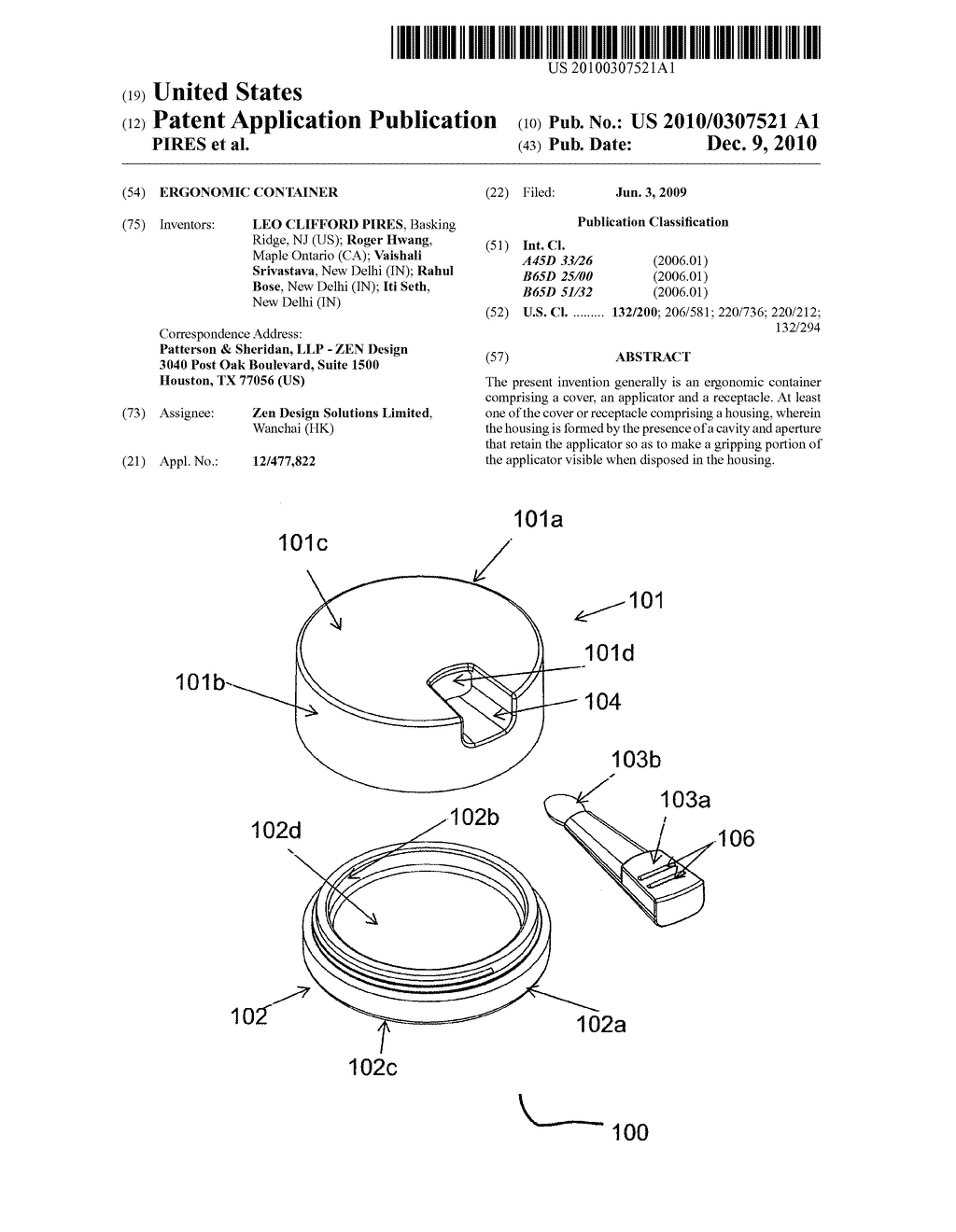 ERGONOMIC CONTAINER - diagram, schematic, and image 01