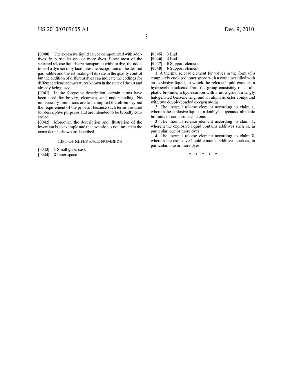 THERMAL RELEASE ELEMENT FOR SPRINKLERS, VALVES OR THE LIKE - diagram, schematic, and image 05