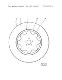 DEVICE FOR AUTOMATICALLY SEPARATING THE TIRE AND THE RIM IN A VEHICLE WHEEL diagram and image