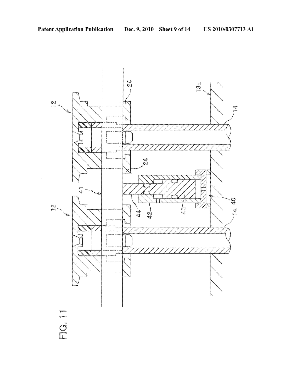 TWIN-BELT CASTING MACHINE AND METHOD OF CONTINUOUS SLAB CASTING - diagram, schematic, and image 10