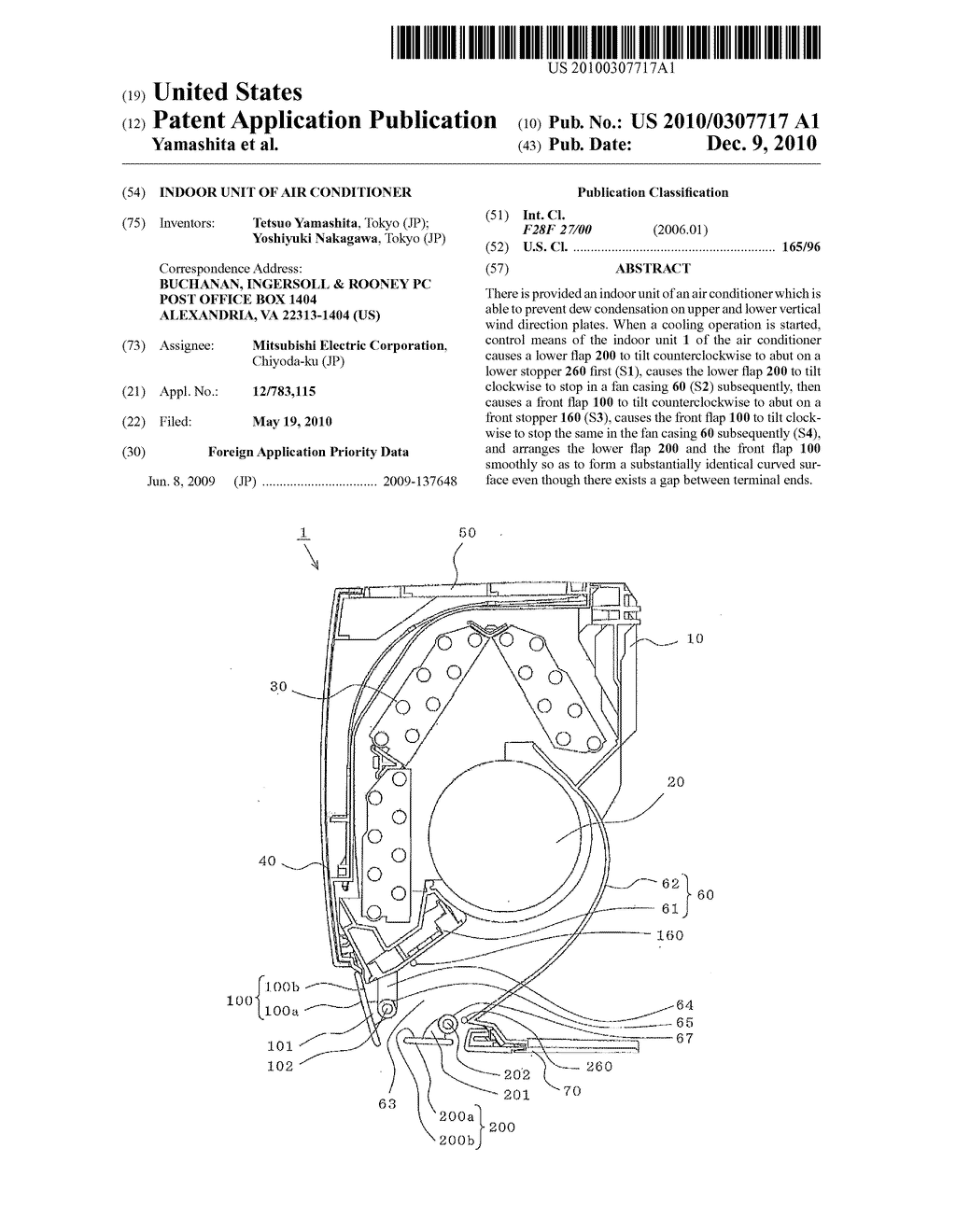 INDOOR UNIT OF AIR CONDITIONER - diagram, schematic, and image 01