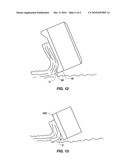 CUTTING ELEMENTS INCLUDING CUTTING TABLES WITH SHAPED FACES CONFIGURED TO PROVIDE CONTINUOUS EFFECTIVE POSITIVE BACK RAKE ANGLES, DRILL BITS SO EQUIPPED AND METHODS OF DRILLING diagram and image