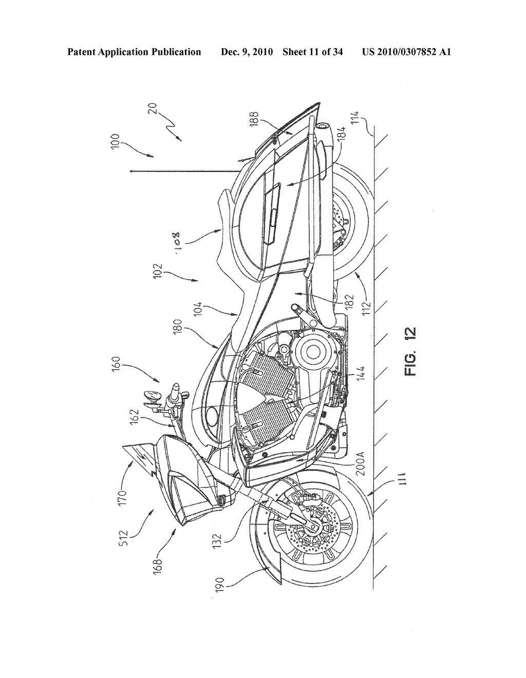 TWO-WHEELED VEHICLE - diagram, schematic, and image 12