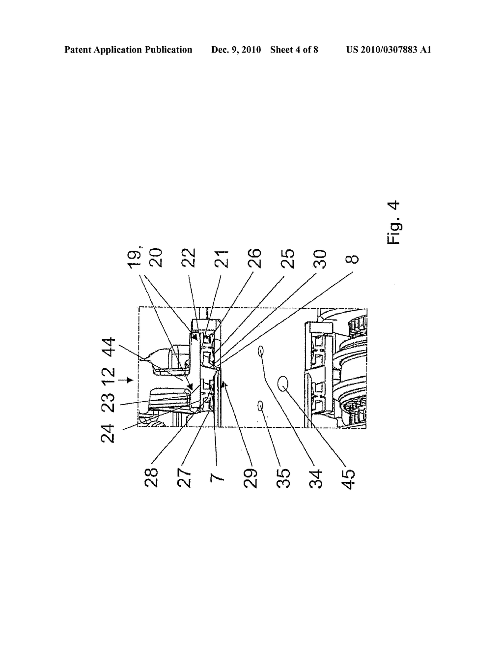 SEALING DEVICE FOR A DUAL CLUTCH TRANSMISSION OF A MOTOR VEHICLE - diagram, schematic, and image 05