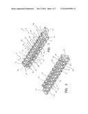 Radius belt with improved stiffness diagram and image