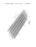 Radius belt with improved stiffness diagram and image