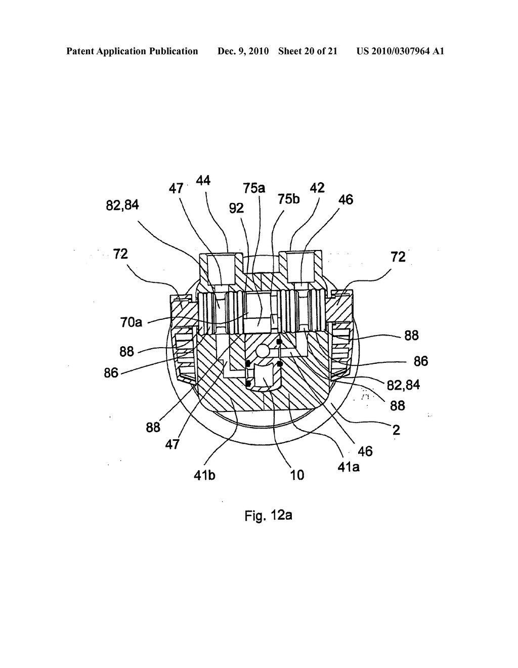 DEVICE FOR THE TREATMENT OF WATER, IN PARTICULAR A FILTER DEVICE, AND CARTRIDGE - diagram, schematic, and image 21