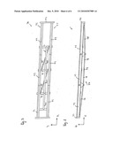 STORAGE RACK HAVING TRANSPORT DEVICE diagram and image