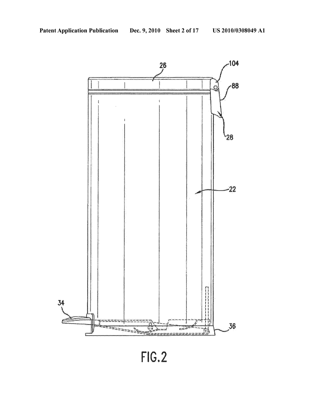 TRASH CAN ASSEMBLY - diagram, schematic, and image 03